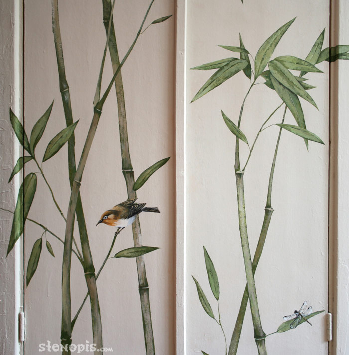 Панно из бамбука на стену (62 фото)